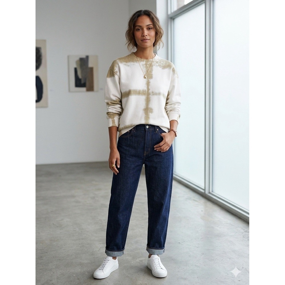 Women's Proenza Schouler Sweater Size Medium White And Brown